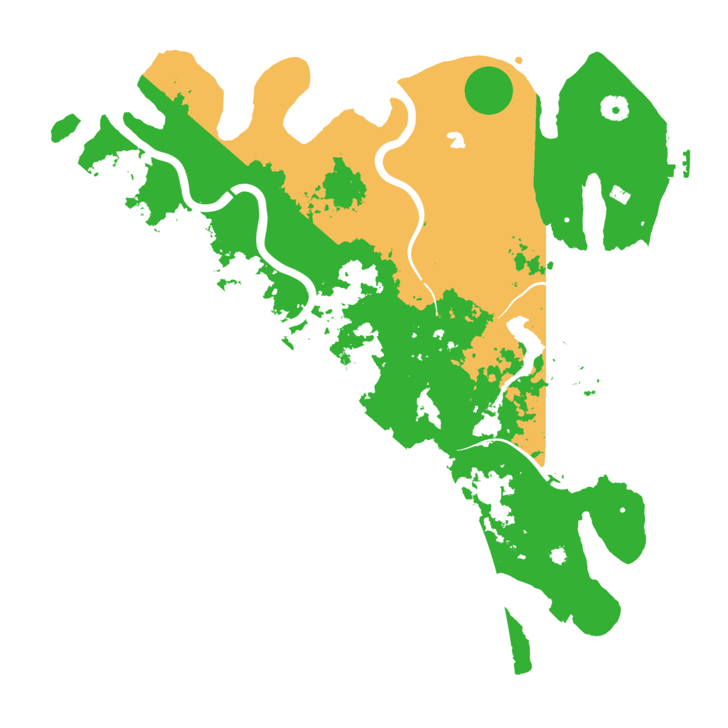 Biome Rust Map: Procedural Map, Size: 4000, Seed: 12341234