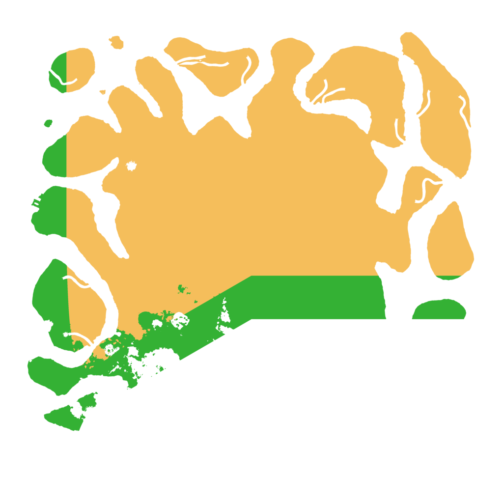 Biome Rust Map: Procedural Map, Size: 4500, Seed: 36493