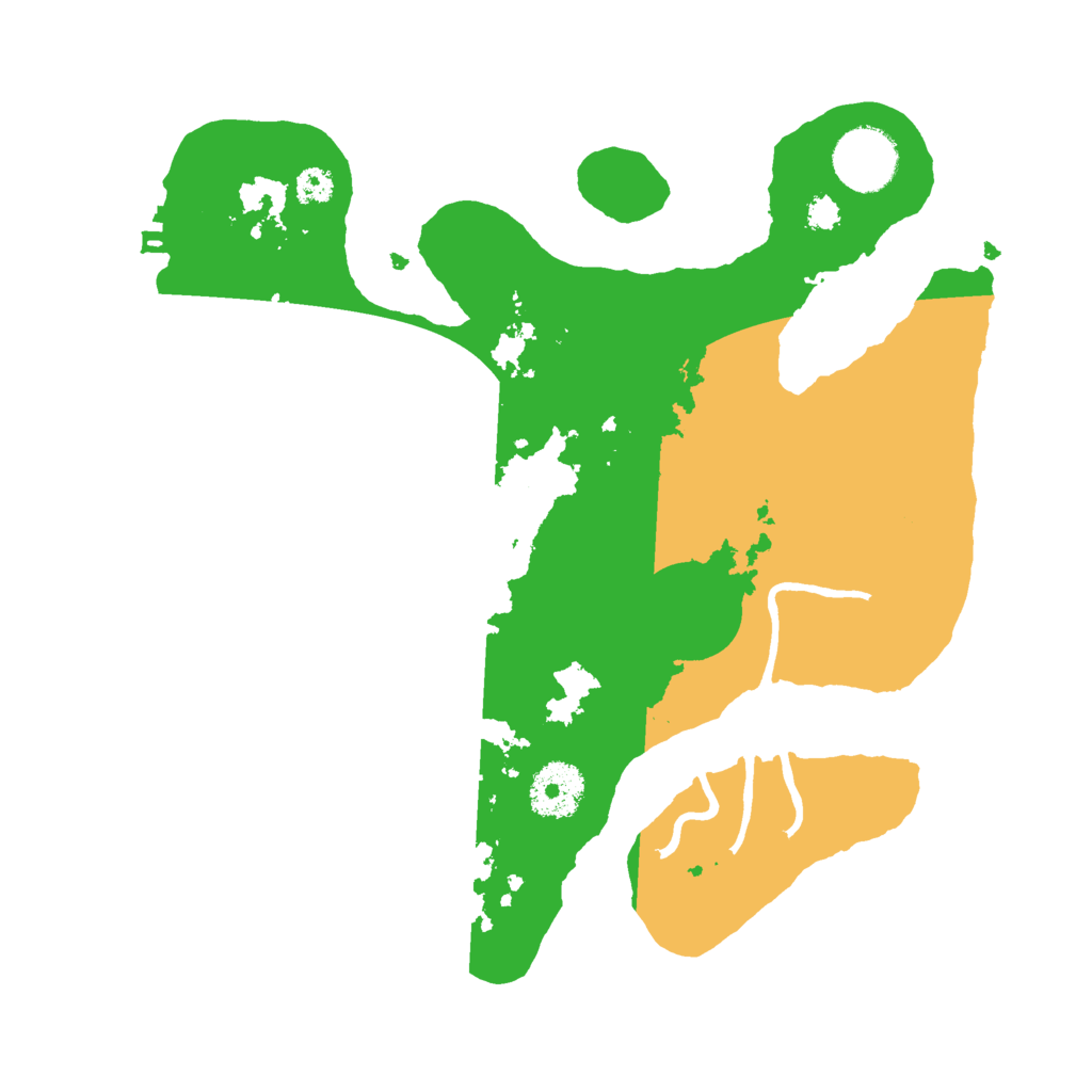 Biome Rust Map: Procedural Map, Size: 3000, Seed: 24786537