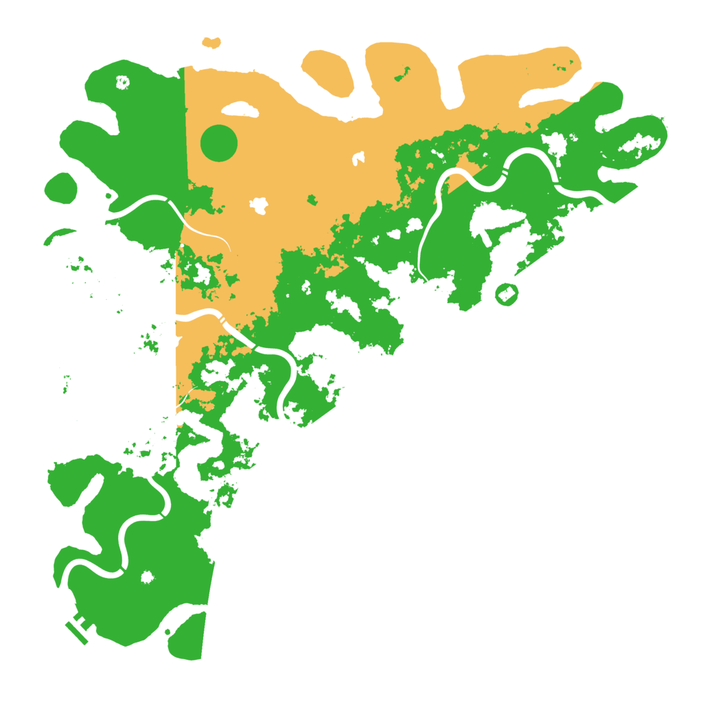 Biome Rust Map: Procedural Map, Size: 5000, Seed: 1014316438