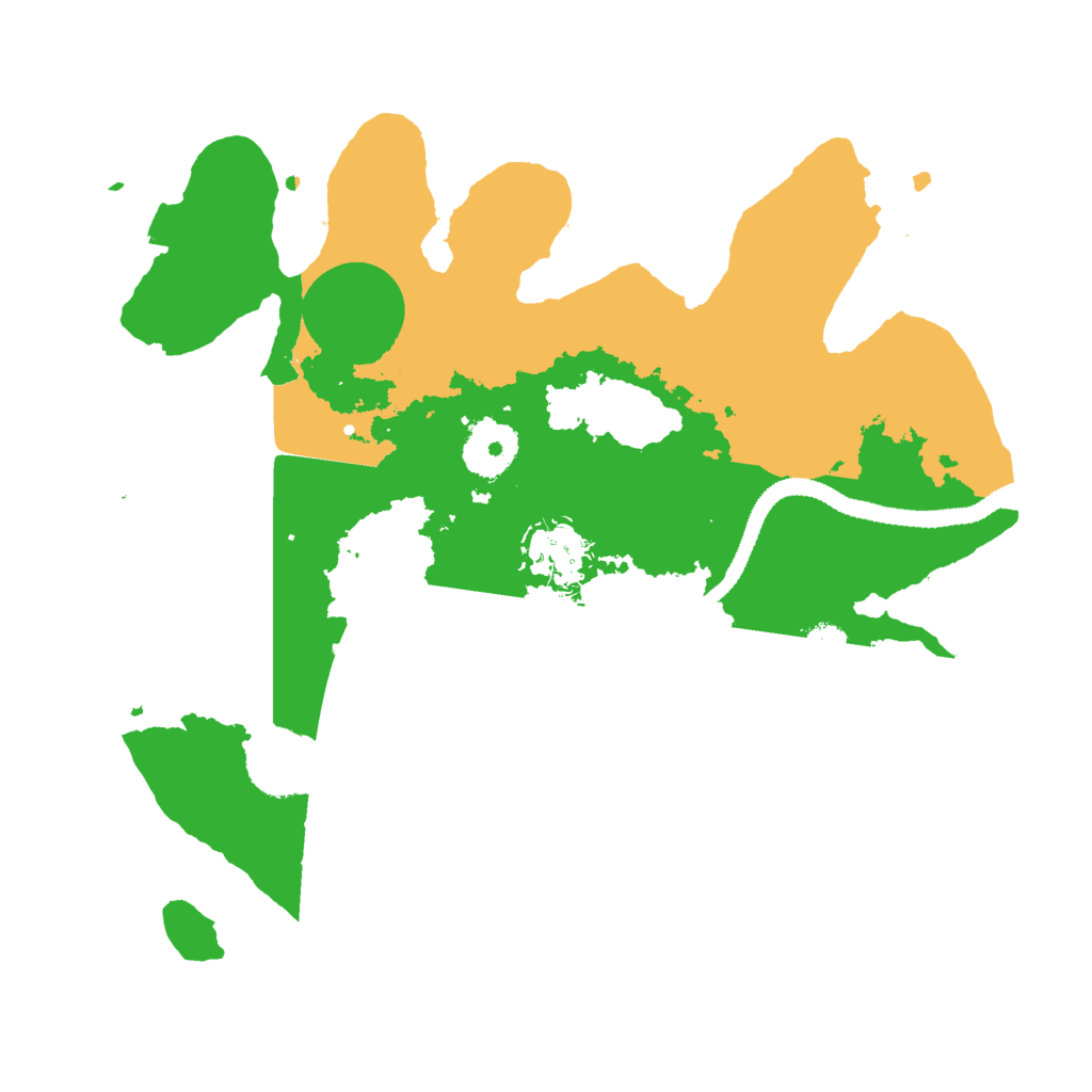 Biome Rust Map: Procedural Map, Size: 3000, Seed: 850906267