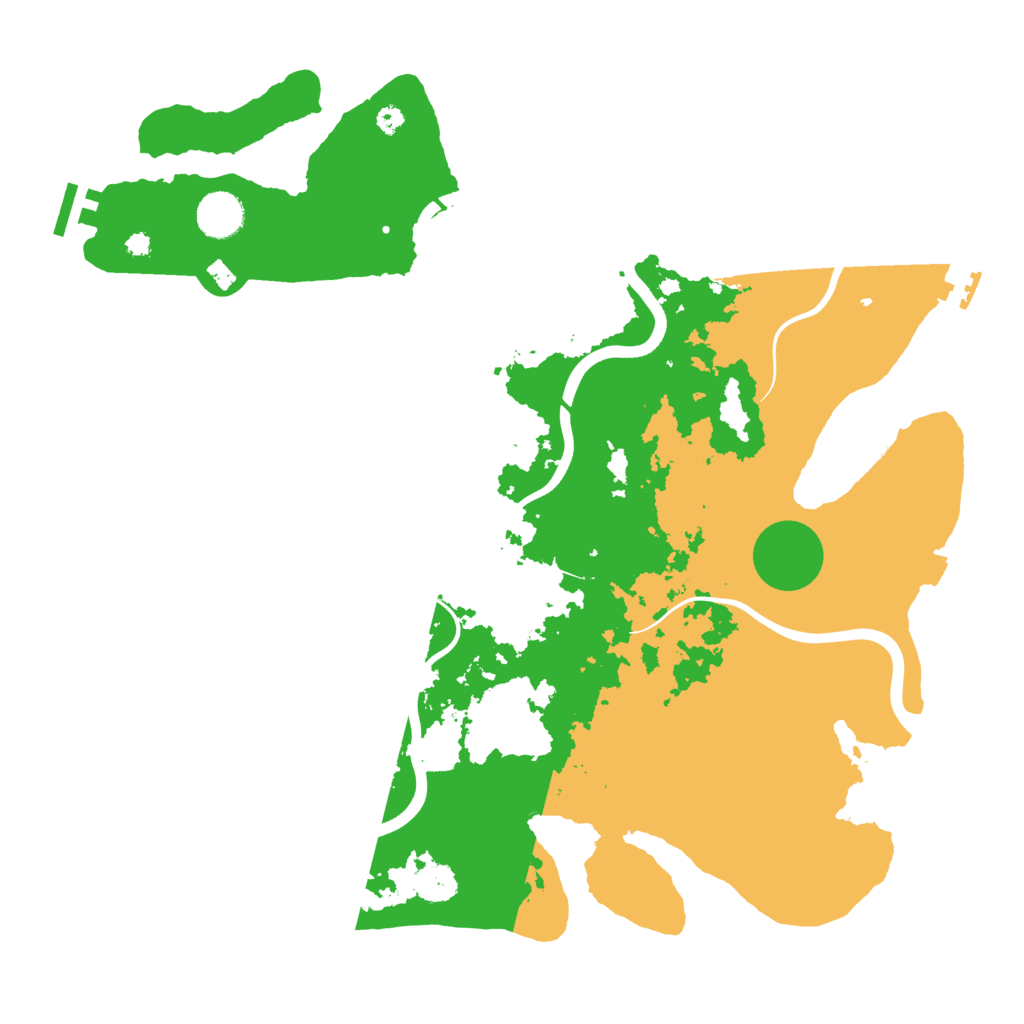 Biome Rust Map: Procedural Map, Size: 3850, Seed: 1501181778