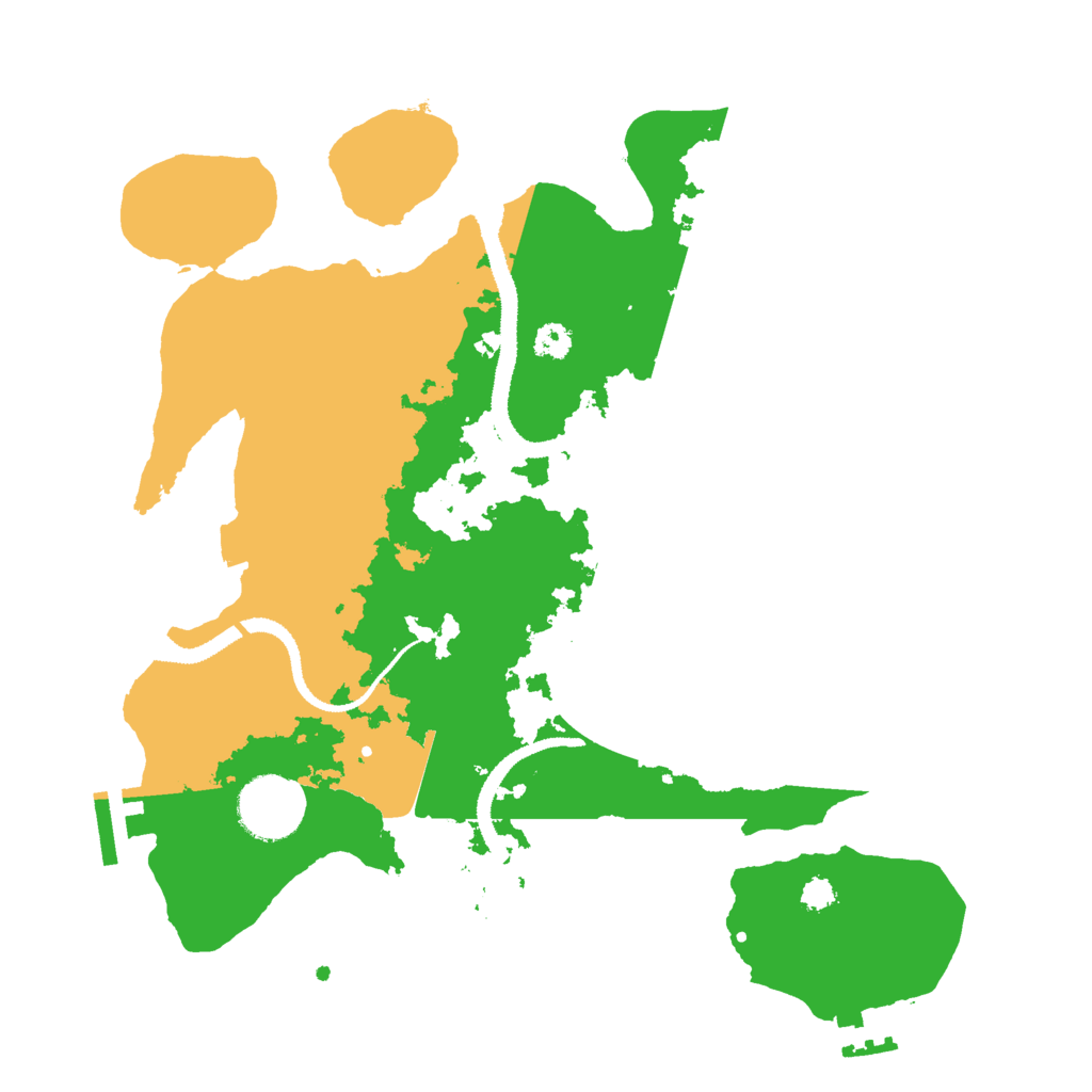 Biome Rust Map: Procedural Map, Size: 3000, Seed: 776809213