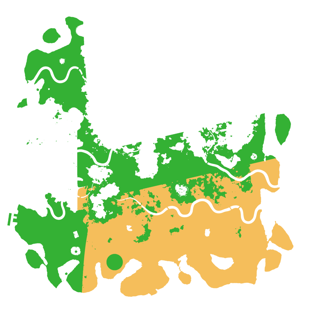Biome Rust Map: Procedural Map, Size: 5000, Seed: 148883244
