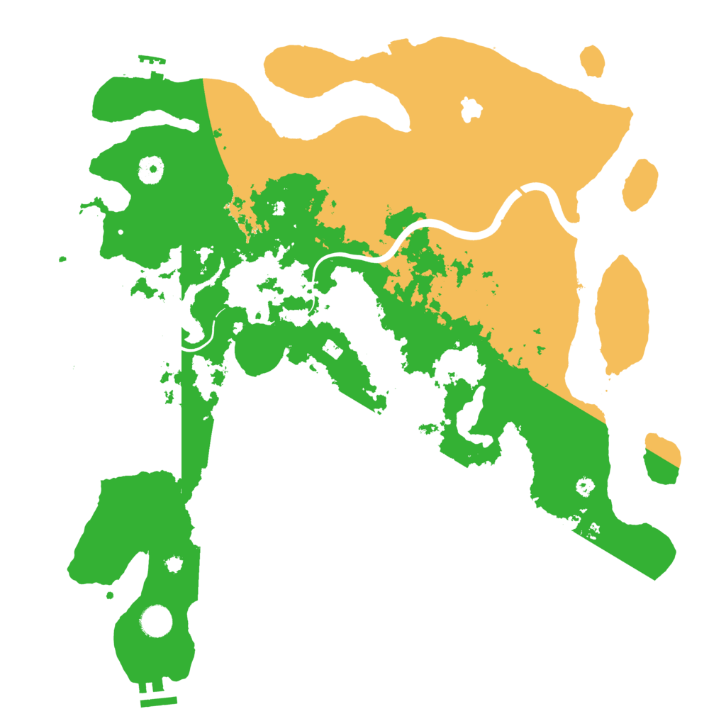 Biome Rust Map: Procedural Map, Size: 4000, Seed: 4538