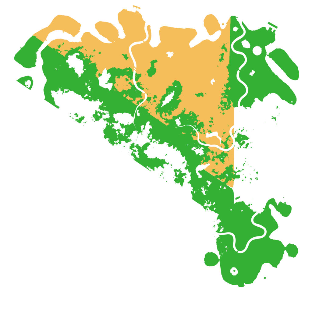 Biome Rust Map: Procedural Map, Size: 6000, Seed: 119686321