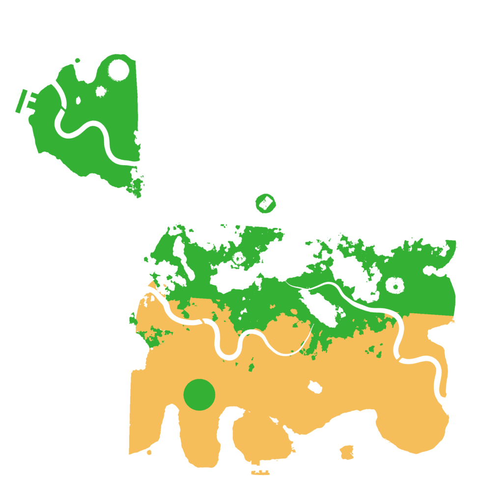 Biome Rust Map: Procedural Map, Size: 4200, Seed: 1010