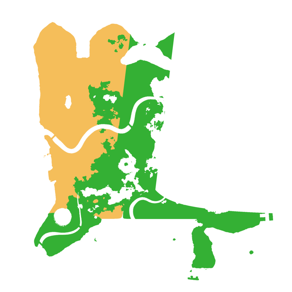 Biome Rust Map: Procedural Map, Size: 3000, Seed: 1168250437