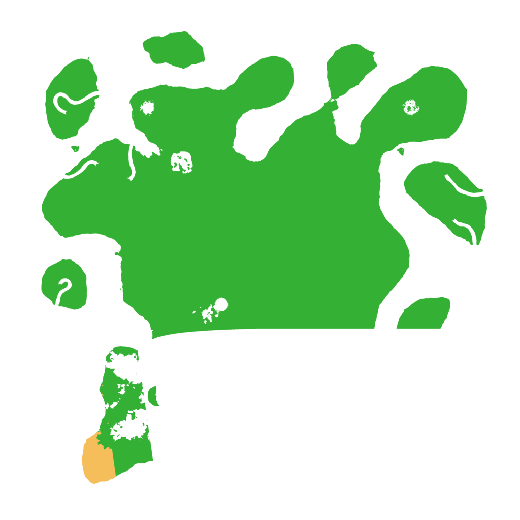 Biome Rust Map: Procedural Map, Size: 3450, Seed: 516135