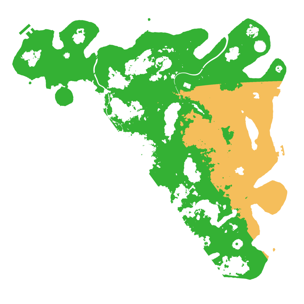 Biome Rust Map: Procedural Map, Size: 4500, Seed: 65985432