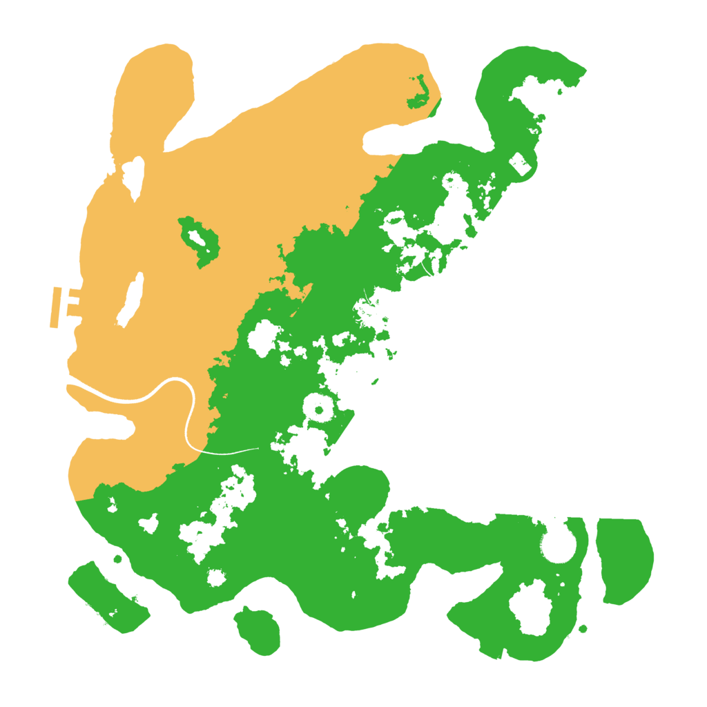Biome Rust Map: Procedural Map, Size: 3500, Seed: 667925496