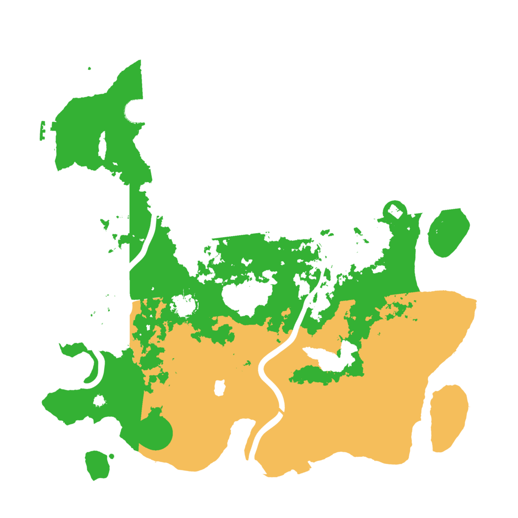 Biome Rust Map: Procedural Map, Size: 4000, Seed: 54213