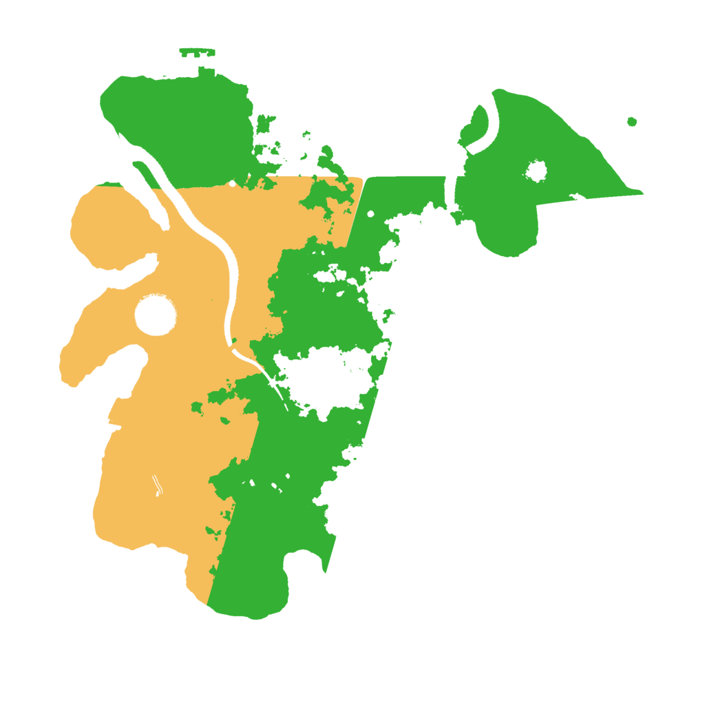 Biome Rust Map: Procedural Map, Size: 3000, Seed: 533553