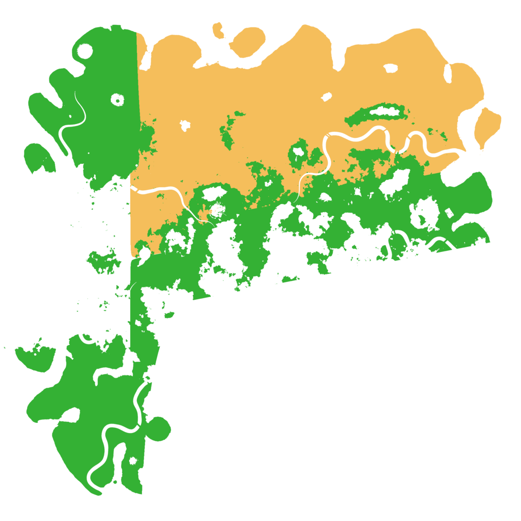 Biome Rust Map: Procedural Map, Size: 6000, Seed: 31609041