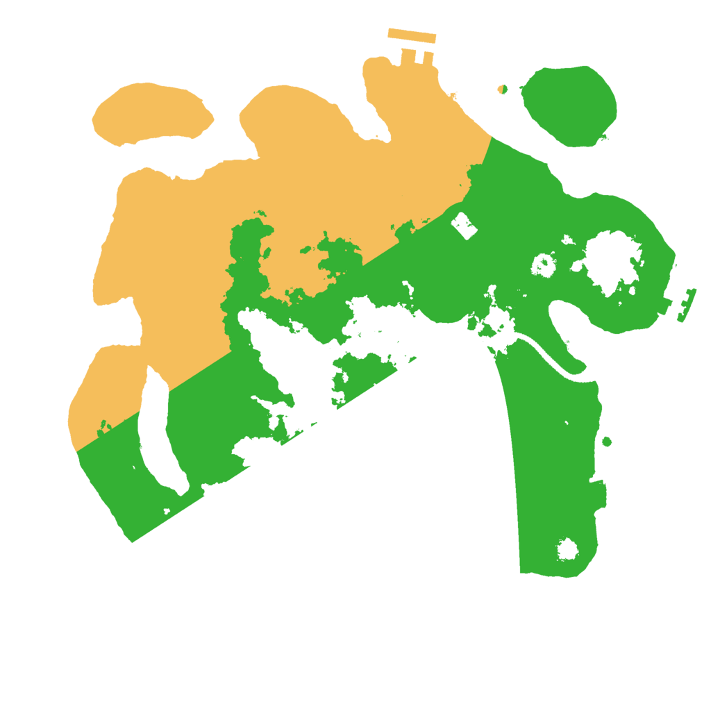Biome Rust Map: Procedural Map, Size: 3000, Seed: 8012021