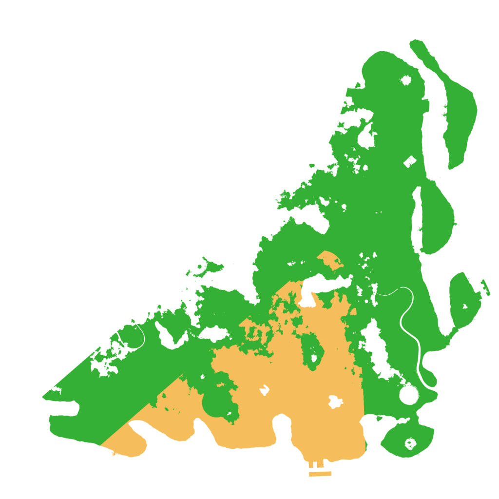 Biome Rust Map: Procedural Map, Size: 4500, Seed: 1155083