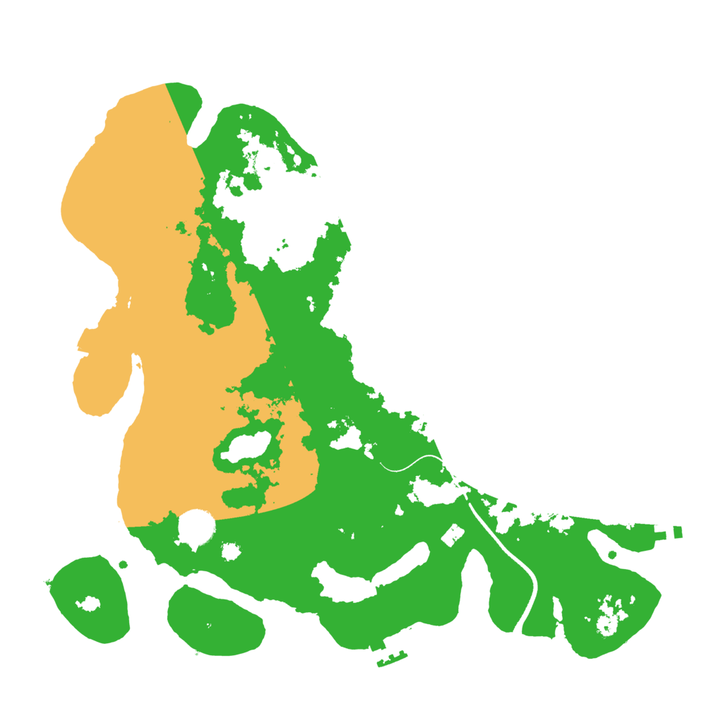 Biome Rust Map: Procedural Map, Size: 3500, Seed: 1612248055