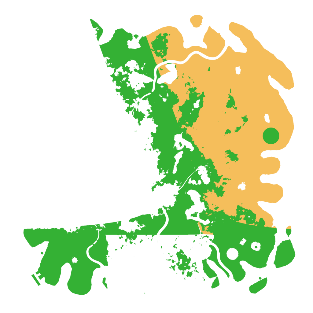 Biome Rust Map: Procedural Map, Size: 5000, Seed: 716