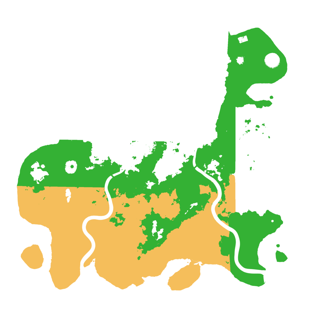 Biome Rust Map: Procedural Map, Size: 3700, Seed: 1353279077