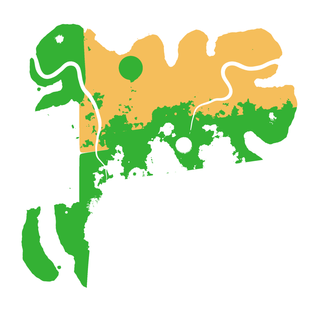 Biome Rust Map: Procedural Map, Size: 3500, Seed: 316012841