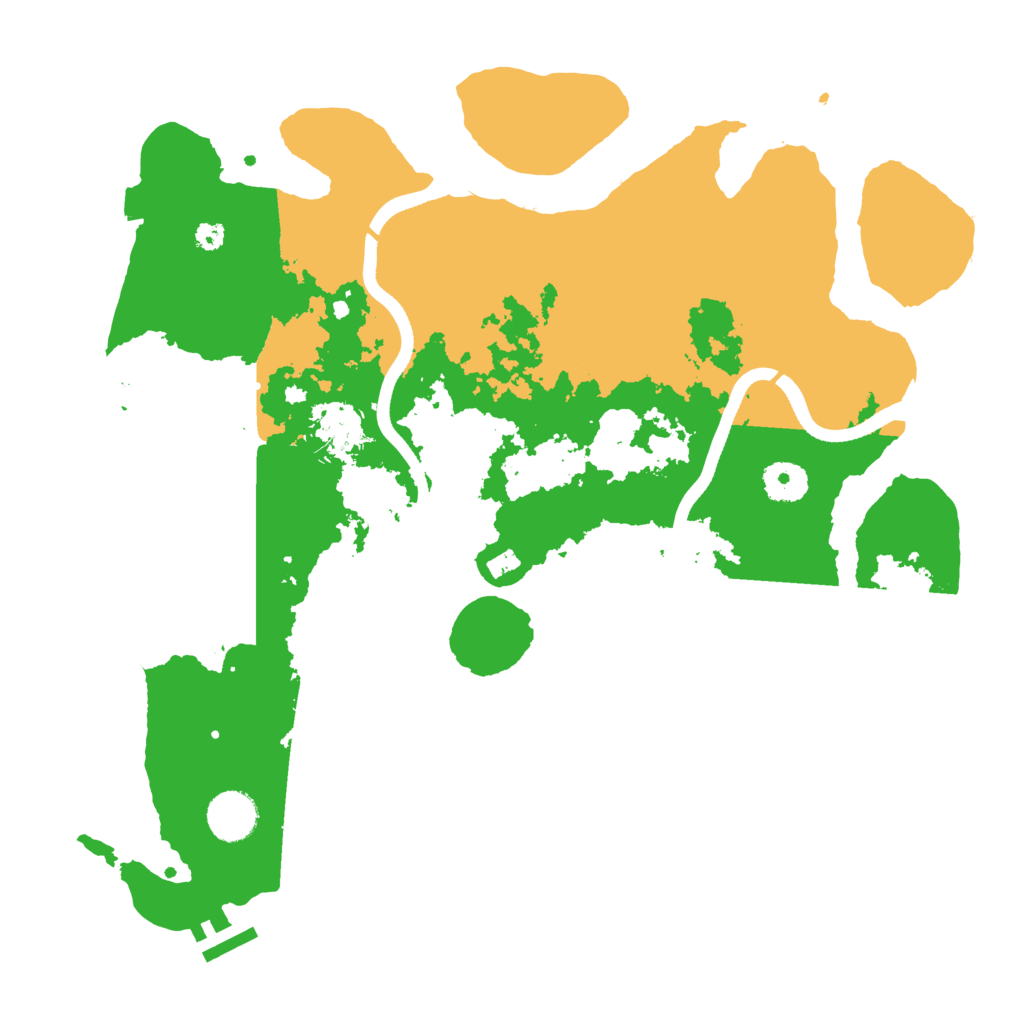 Biome Rust Map: Procedural Map, Size: 3600, Seed: 633699