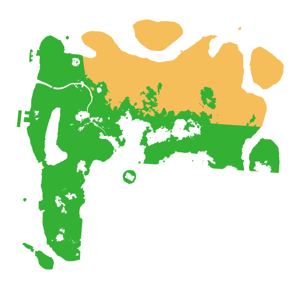 Biome Rust Map: Procedural Map, Size: 3600, Seed: 633699