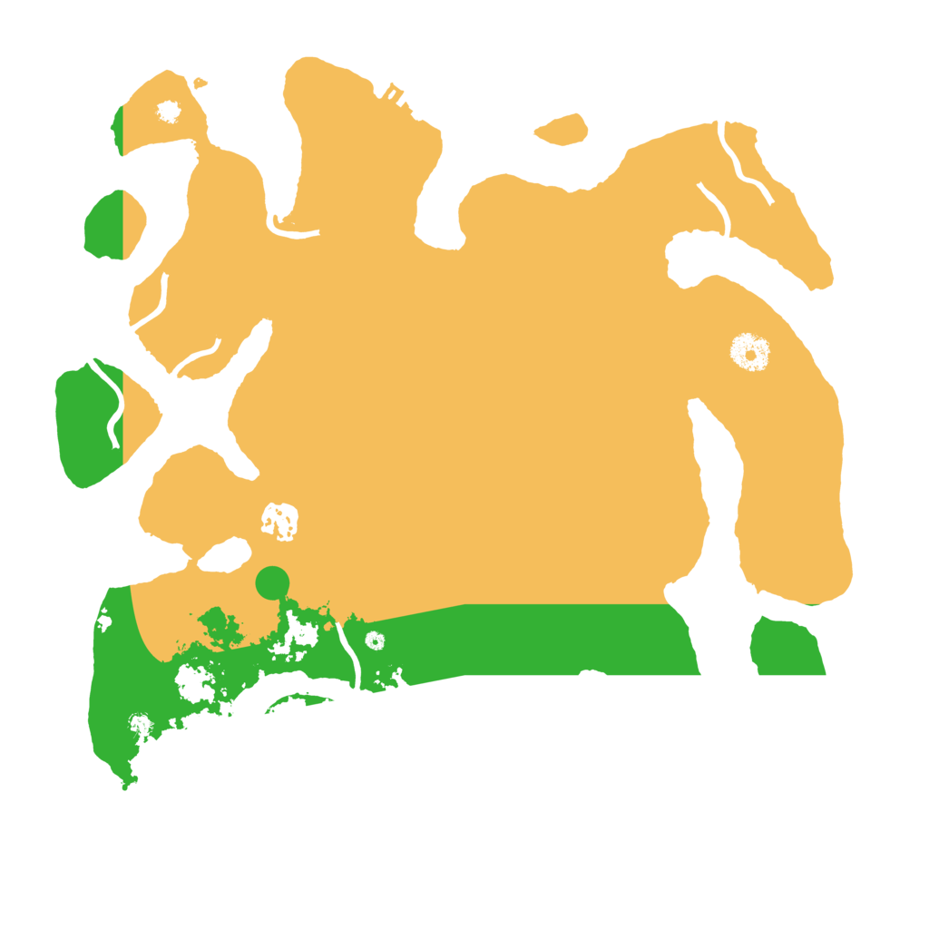 Biome Rust Map: Procedural Map, Size: 3600, Seed: 1925095131