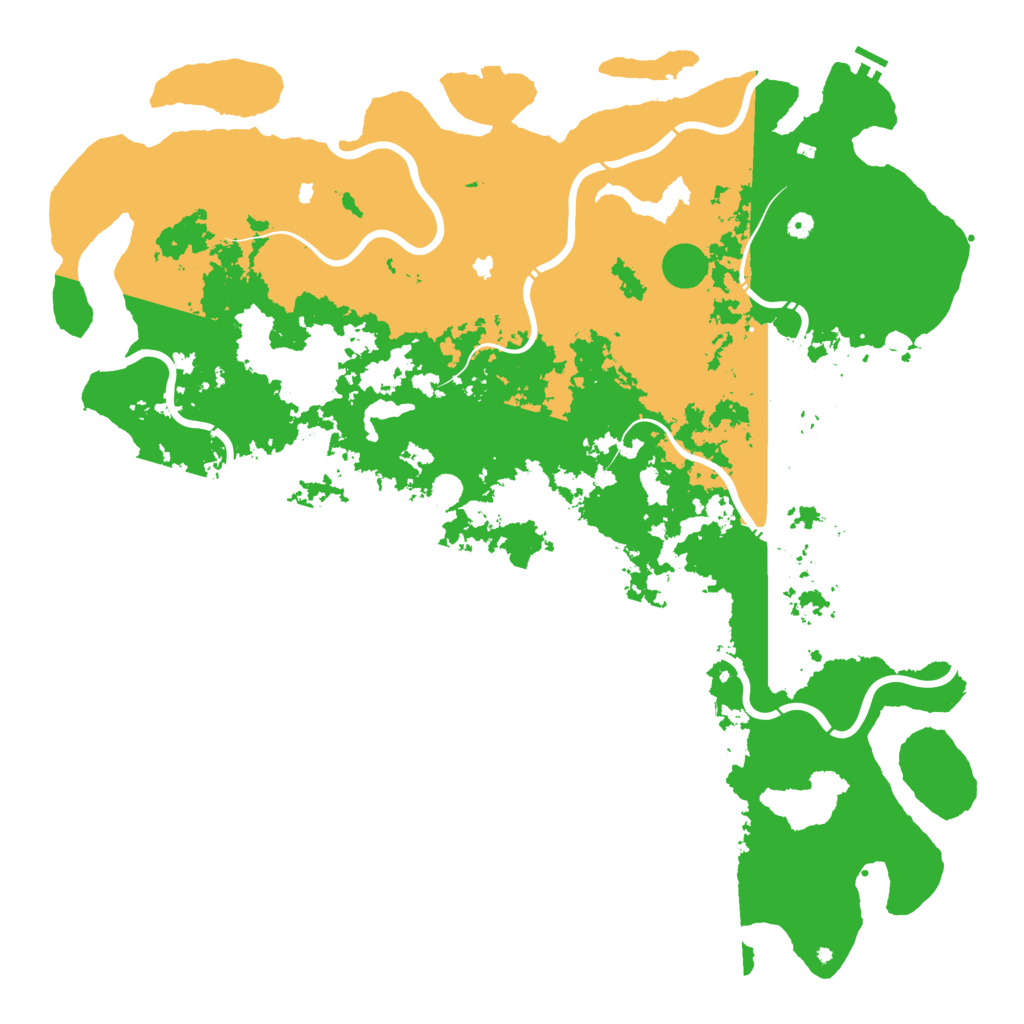 Biome Rust Map: Procedural Map, Size: 5998, Seed: 2147483647