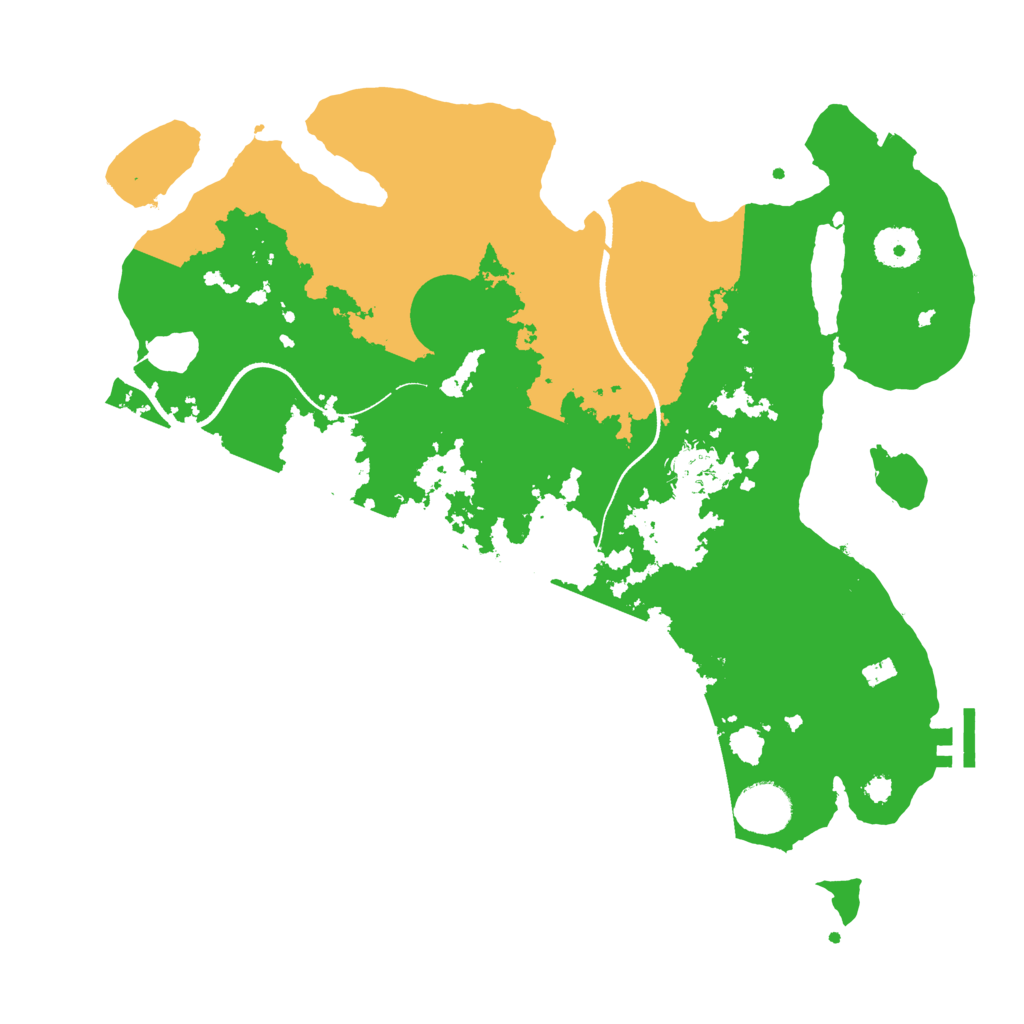 Biome Rust Map: Procedural Map, Size: 3500, Seed: 1553455372