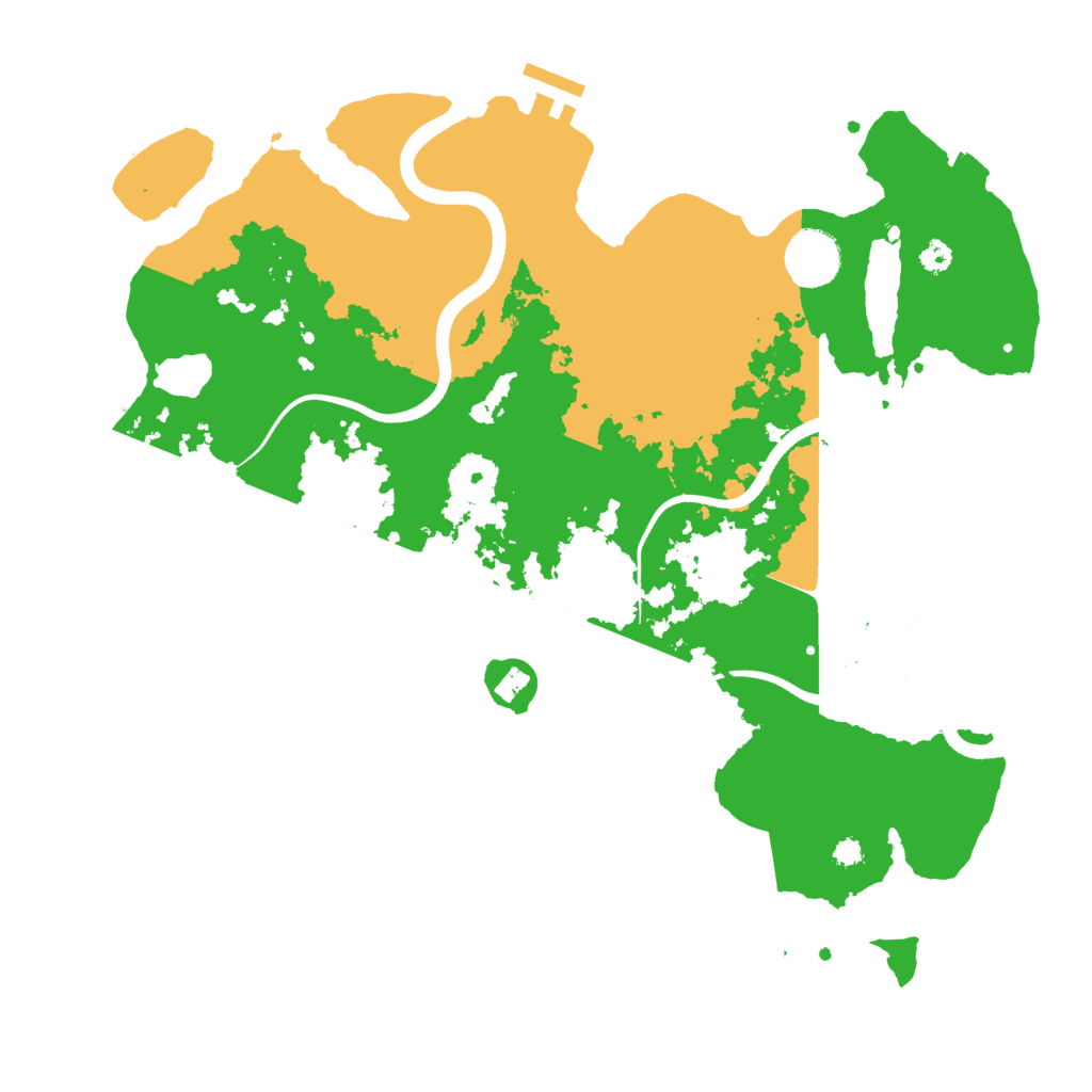 Biome Rust Map: Procedural Map, Size: 3500, Seed: 1553455372