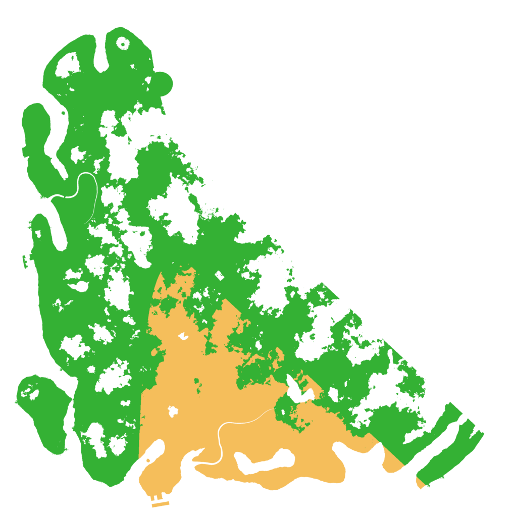 Biome Rust Map: Procedural Map, Size: 6000, Seed: 123224