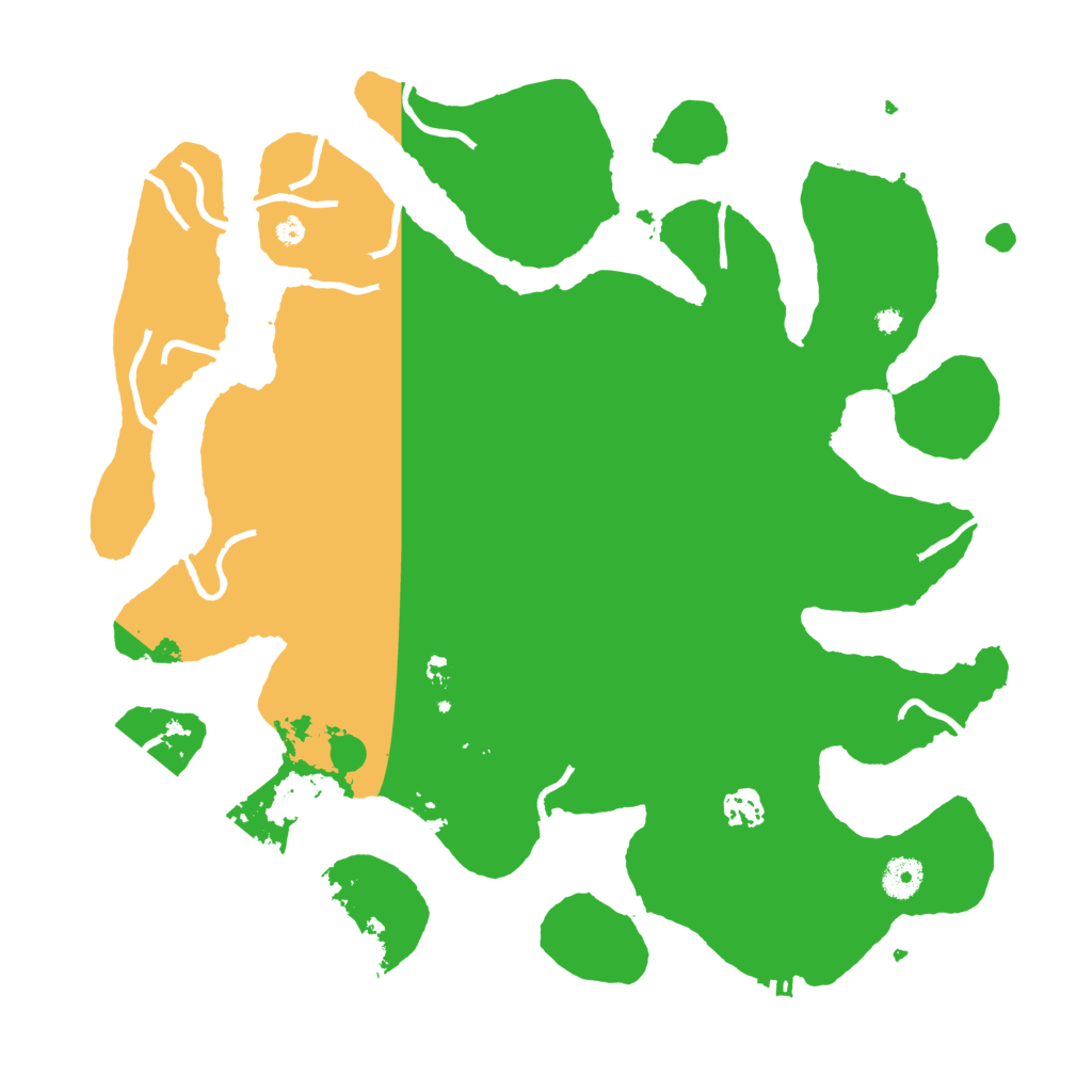 Biome Rust Map: Procedural Map, Size: 3997, Seed: 112233