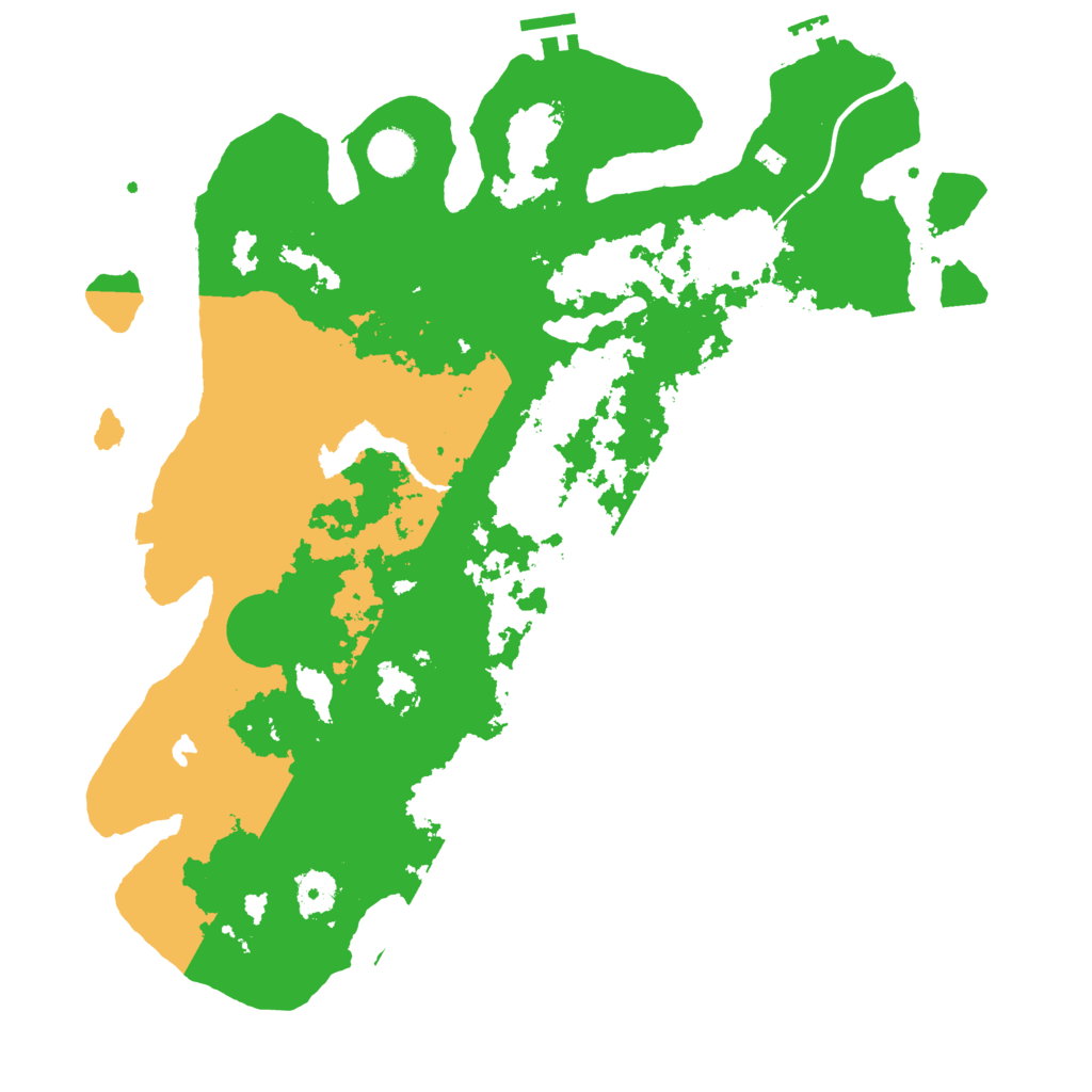 Biome Rust Map: Procedural Map, Size: 4000, Seed: 910989696
