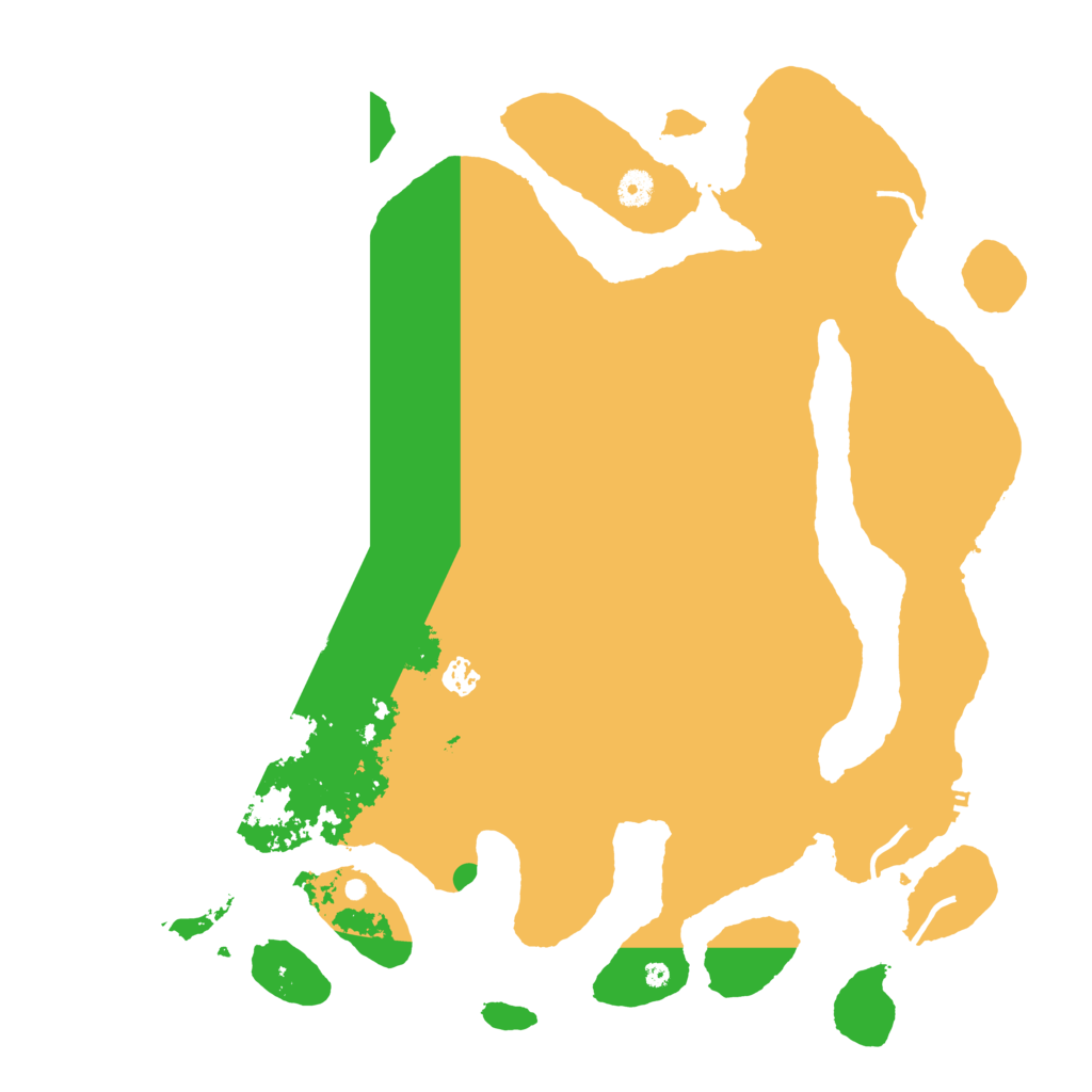 Biome Rust Map: Procedural Map, Size: 4500, Seed: 1945