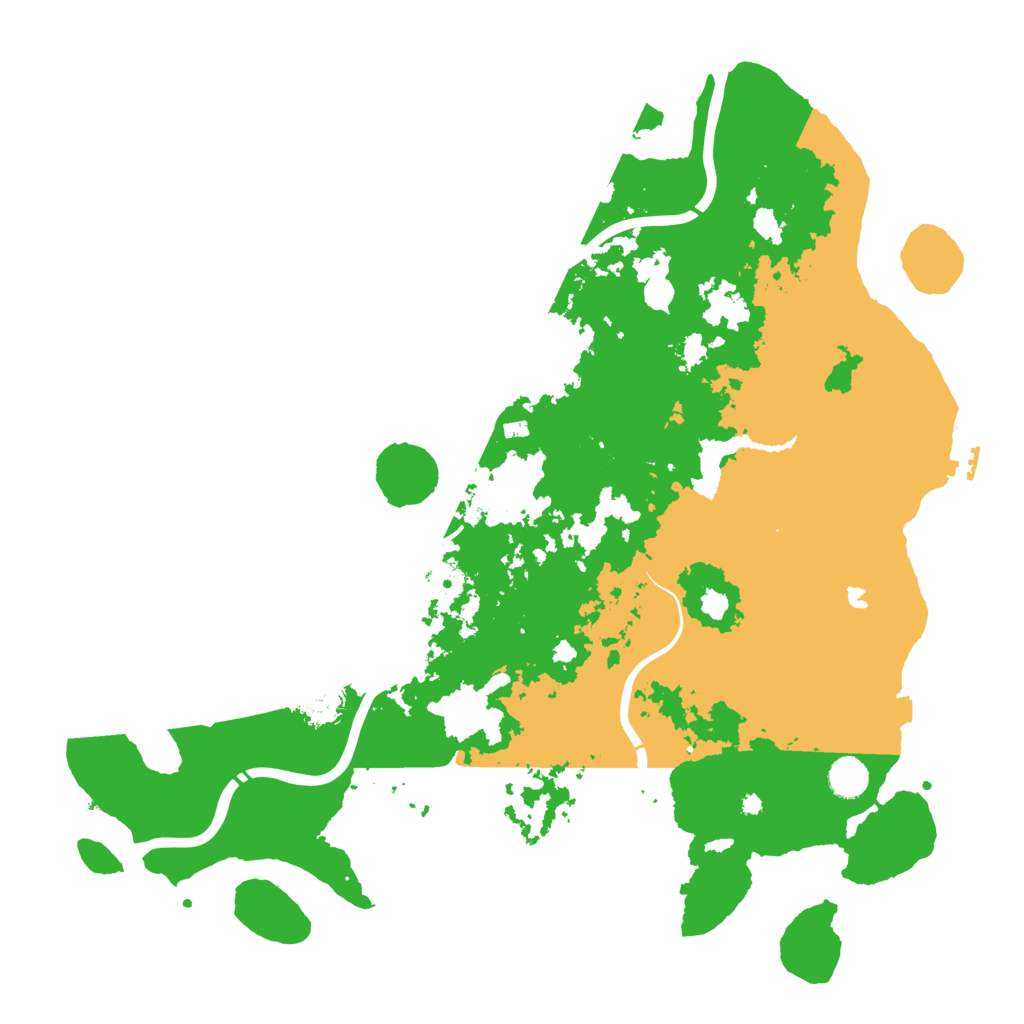 Biome Rust Map: Procedural Map, Size: 4500, Seed: 1945