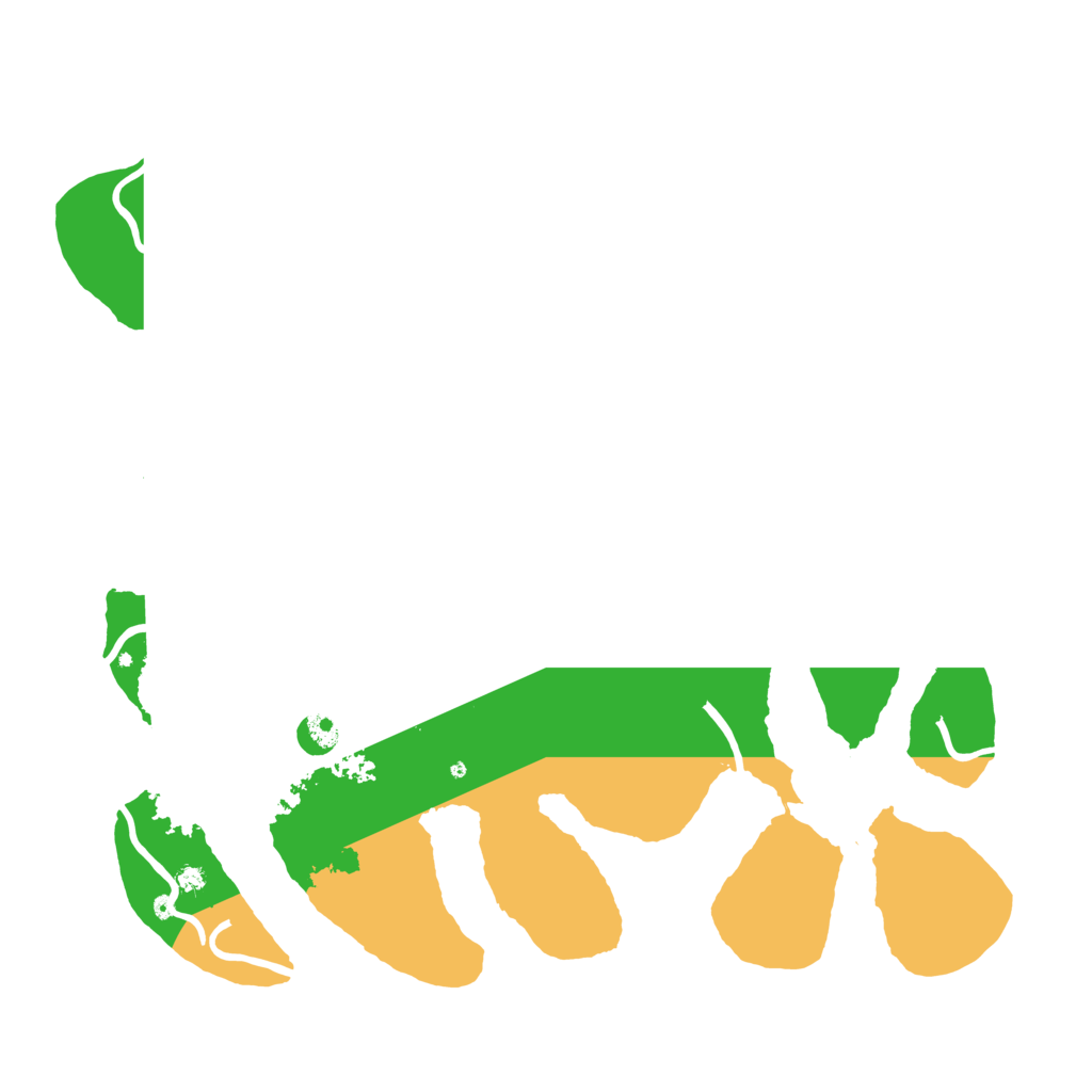 Biome Rust Map: Procedural Map, Size: 3500, Seed: 24604
