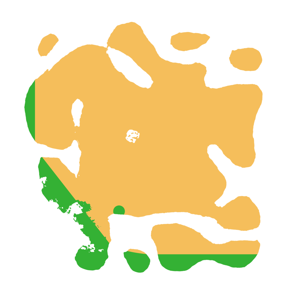 Biome Rust Map: Barren, Size: 3365, Seed: 52164