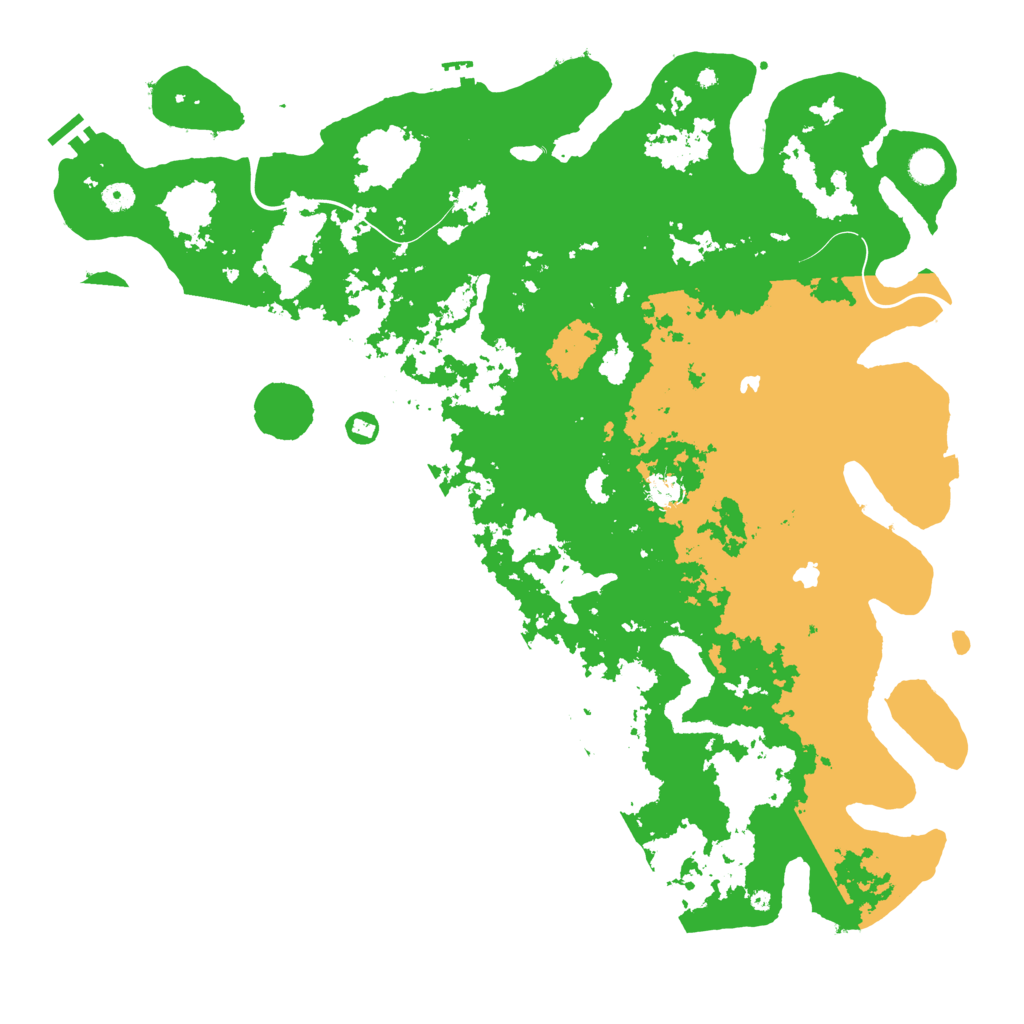 Biome Rust Map: Procedural Map, Size: 5000, Seed: 8032