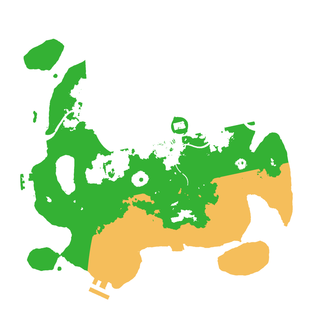 Biome Rust Map: Procedural Map, Size: 3000, Seed: 2013896732