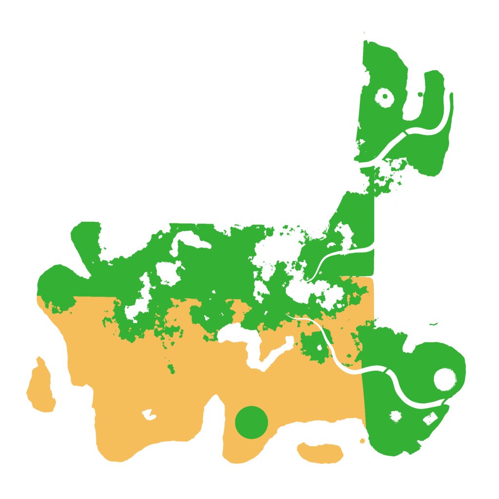 Biome Rust Map: Procedural Map, Size: 4000, Seed: 50421259