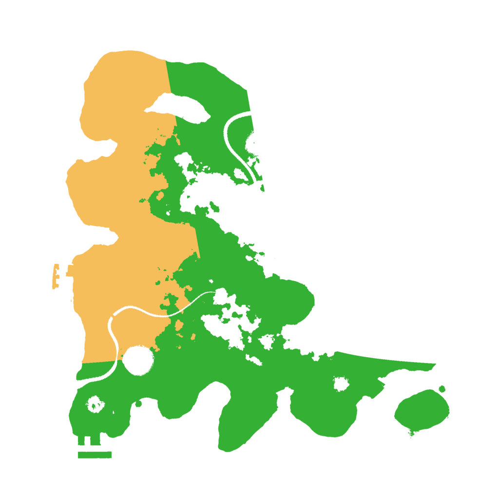 Biome Rust Map: Procedural Map, Size: 3000, Seed: 177092574