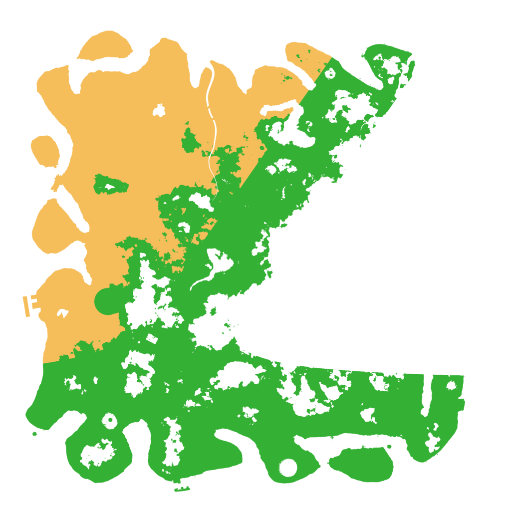Biome Rust Map: Procedural Map, Size: 5000, Seed: 1003114366