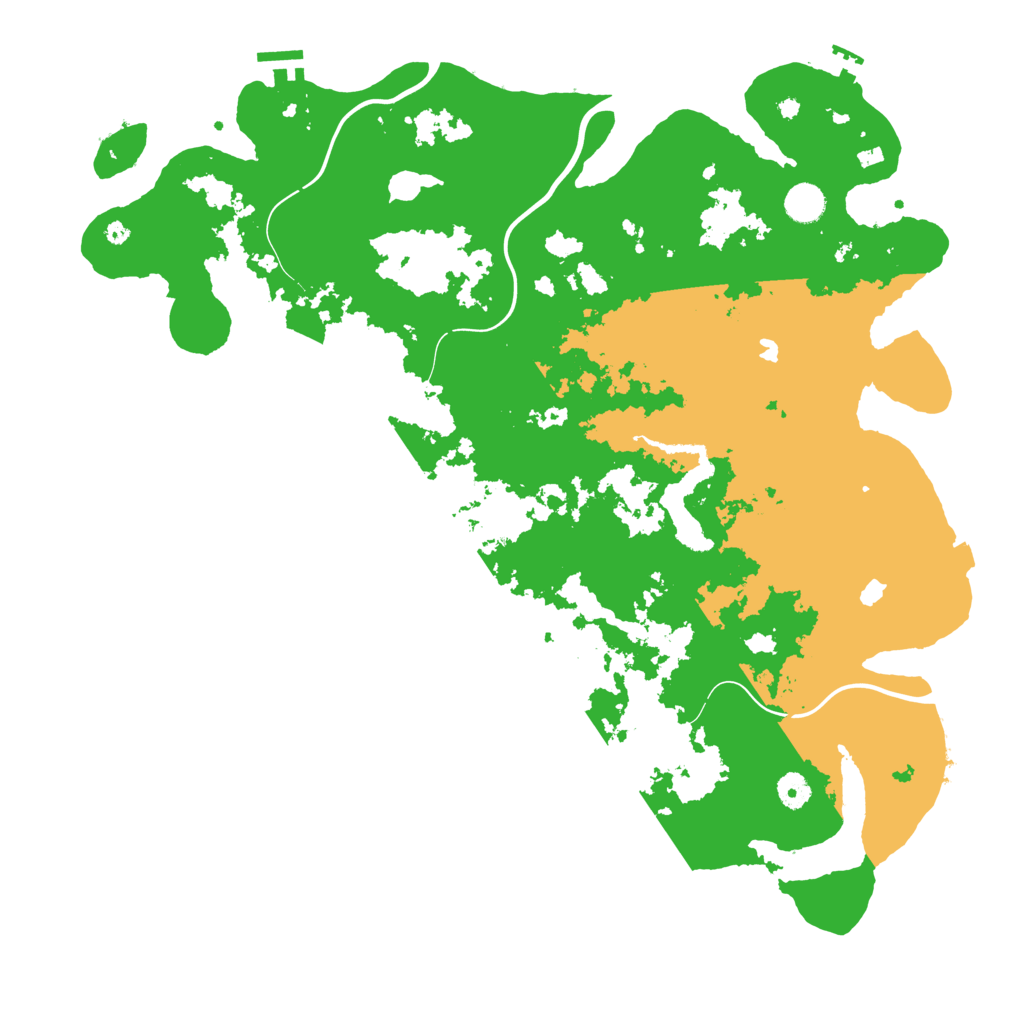 Biome Rust Map: Procedural Map, Size: 4500, Seed: 1462304211