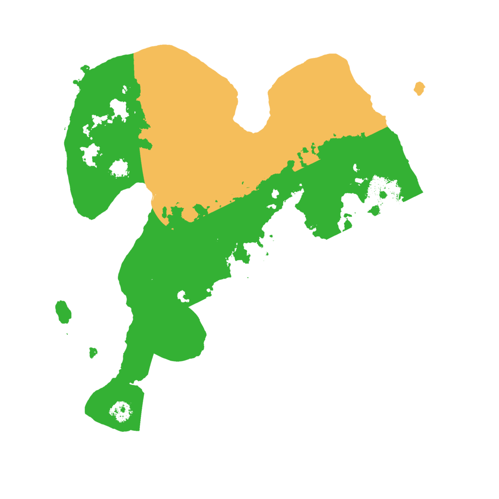 Biome Rust Map: Procedural Map, Size: 2500, Seed: 995