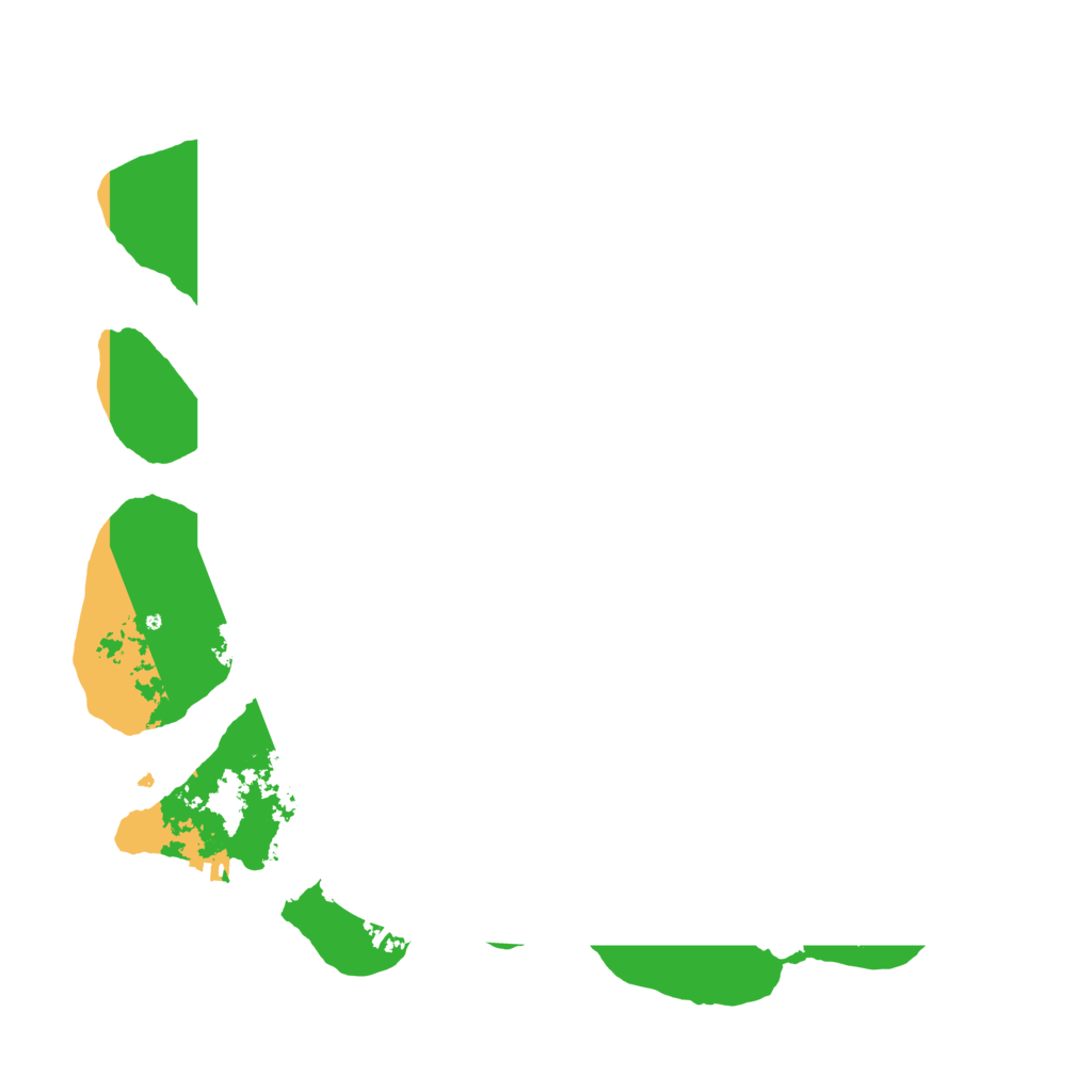 Biome Rust Map: Procedural Map, Size: 3500, Seed: 19791822