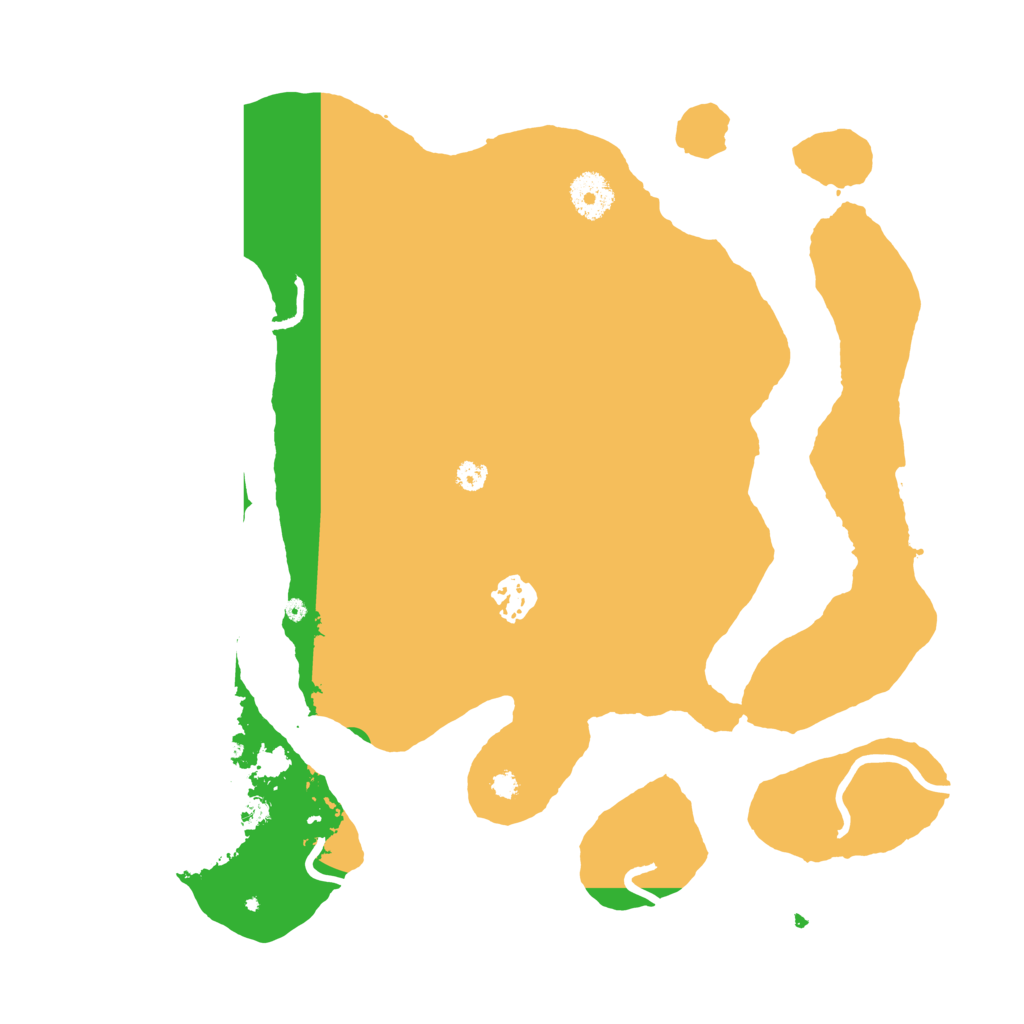 Biome Rust Map: Procedural Map, Size: 3500, Seed: 37846583