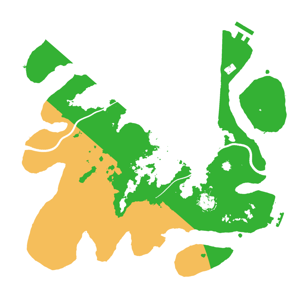 Biome Rust Map: Procedural Map, Size: 3000, Seed: 1611720203