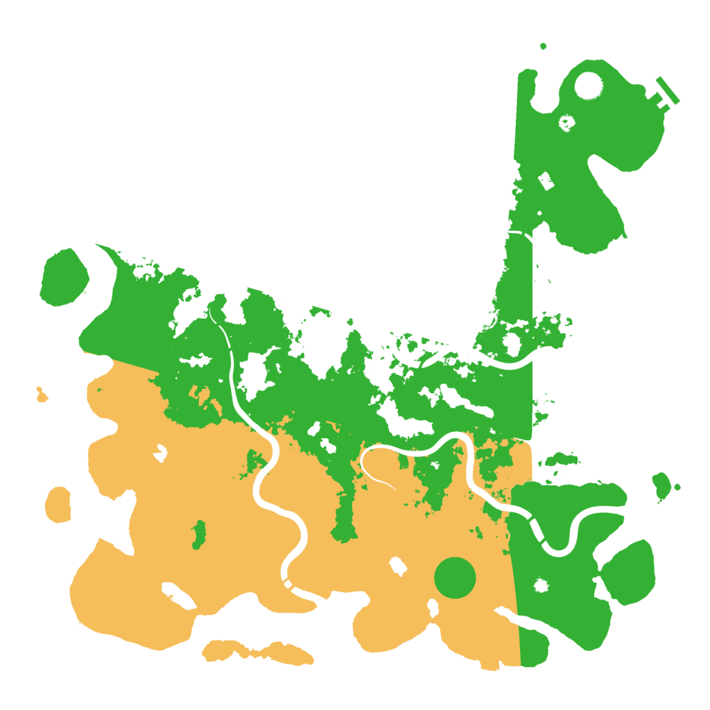 Biome Rust Map: Procedural Map, Size: 4500, Seed: 1282402713