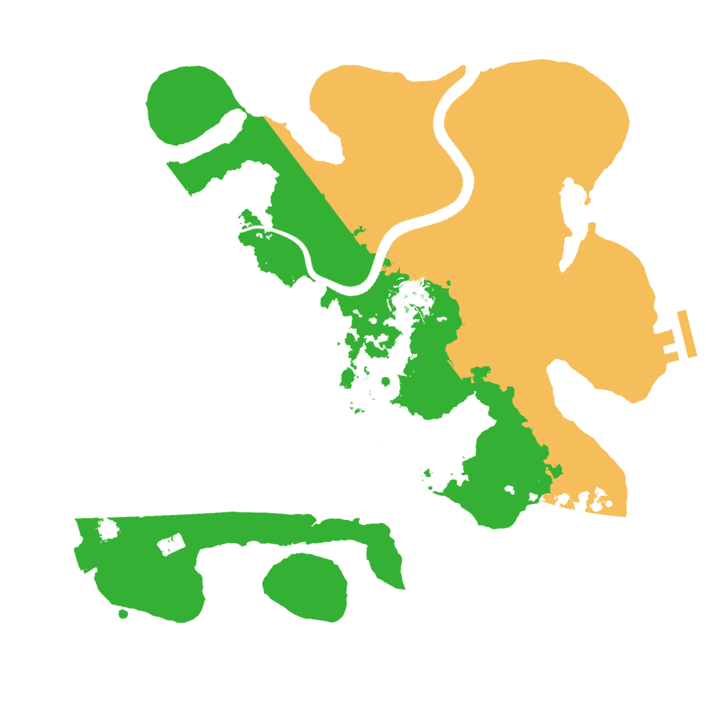 Biome Rust Map: Procedural Map, Size: 3000, Seed: 1687473969