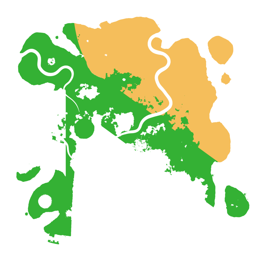 Biome Rust Map: Procedural Map, Size: 3500, Seed: 5890908